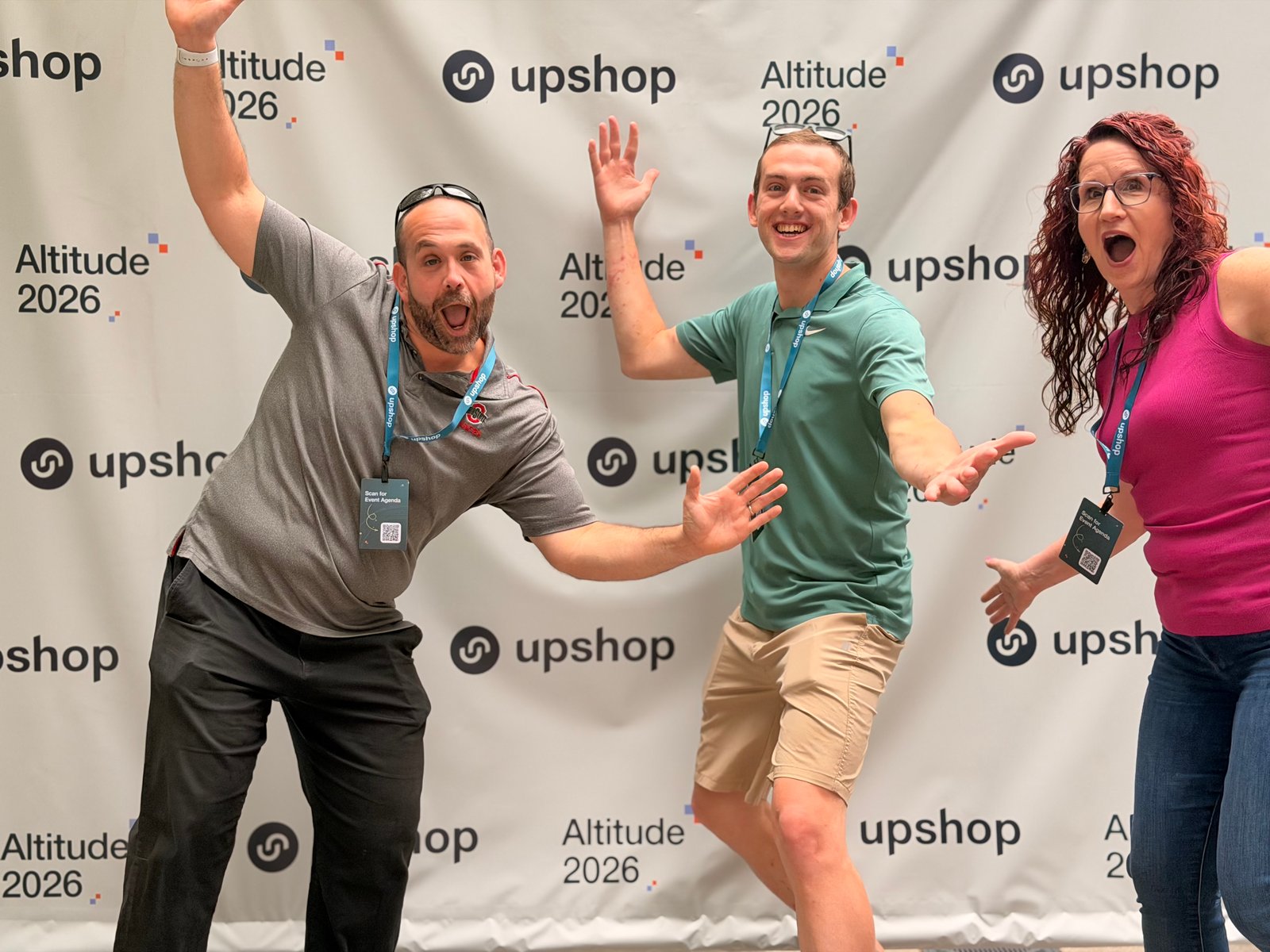 Fun at the photo wall
